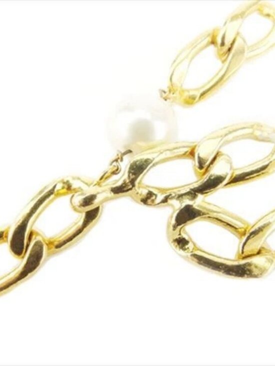Chanel belt see description Gold see description Woman Authentic Used T8780